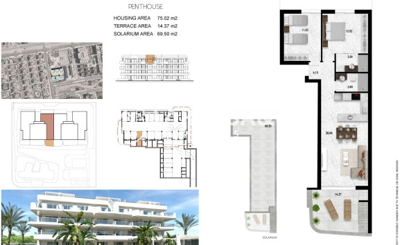 Obra Nueva - Atico - Orihuela costa - Lomas de Cabo Roig