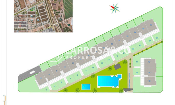 New build - Bungalow - Pilar de la Horadada - pueblo