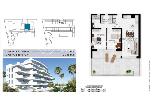 New build - Apartment - Pilar de la Horadada - Mil Palmeras