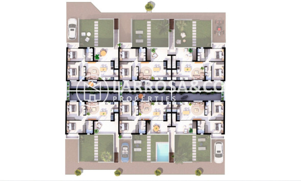 New build - Bungalow - San Pedro del Pinatar - Lo Pagan