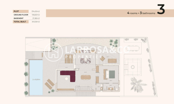 Новостройка - Дом - Альгорфа - La Finca Golf Resort