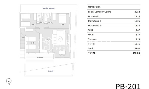 New build - Bungalow - San Miguel de Salinas - Pueblo