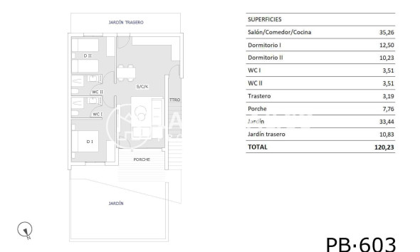 Новостройка - Бунгало - Сан Мигель де Салинас - Pueblo