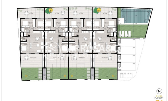 New build - Bungalow - San Pedro del Pinatar - Los Cuarteros