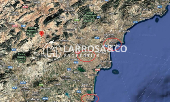 Вторичный рынок - Земля/Участки - Pinoso - A 2 km de la ciudad