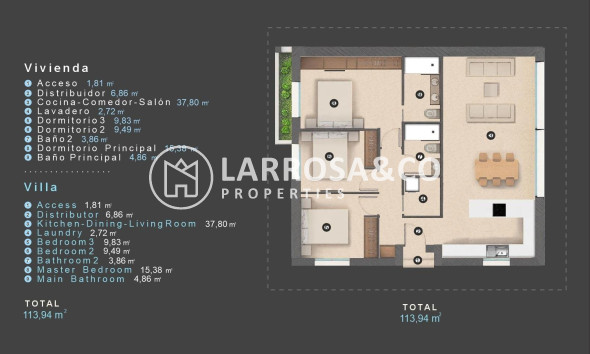 New build - Detached House/Villa - Orihuela costa - Las Filipinas