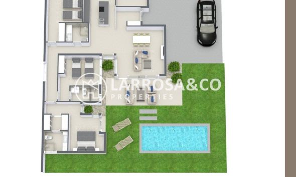 New build - Detached House/Villa - BAÑOS Y MENDIGO - Altaona Golf
