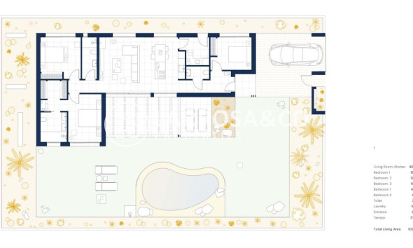 New build - Detached House/Villa - BAÑOS Y MENDIGO - Altaona Golf