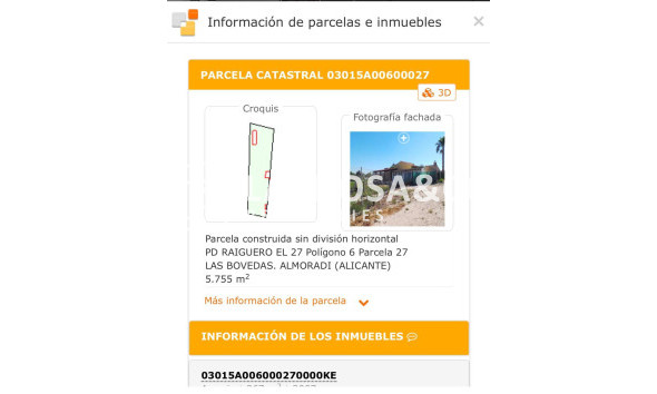 Resale - Land - Algorfa - Inland