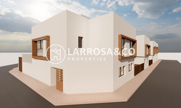 New build - Semi-detached house - San Javier - pueblo