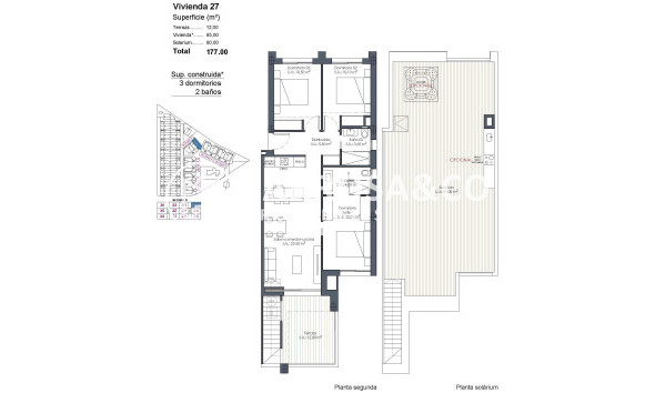 Nouvelle Construction - Penthouse  - Los Alcázares - Serena Golf