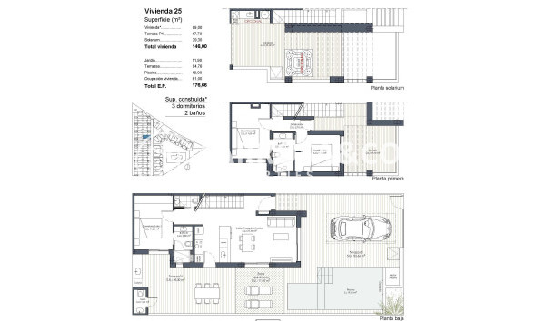 Nouvelle Construction - Semi-detached house - Los Alcázares - Serena Golf