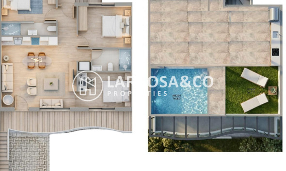 New build - Bungalow - Pilar de la Horadada - parques de Andromeda