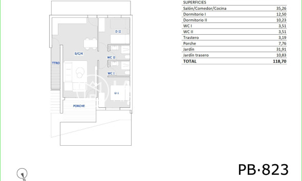 New build - Bungalow - San Miguel de Salinas - Pueblo