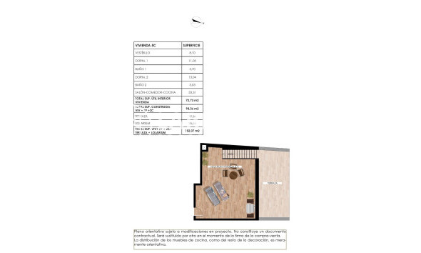 Obra Nueva - Atico - Torrevieja - Parque de las Naciones