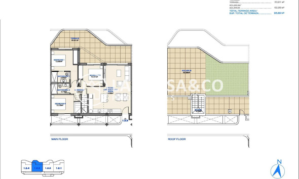 Nieuwbouw Woningen - Penthouse  - Los Alcázares - Serena Golf