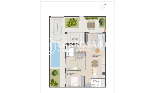 Nieuwbouw Woningen - Semi-detached house - Torre Pacheco - El Alba