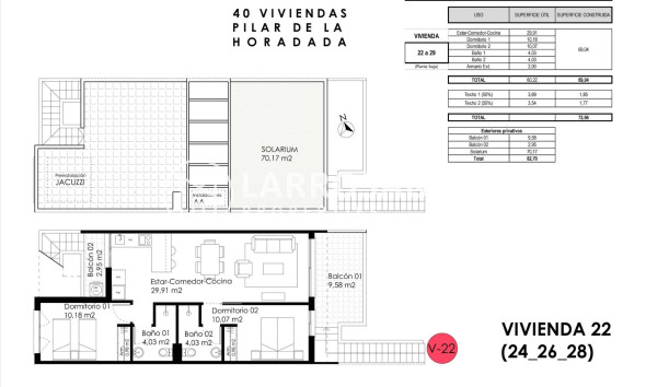 Obra Nueva - Bungalow - Pilar de la Horadada - pueblo