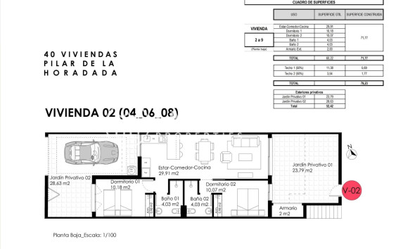 Obra Nueva - Bungalow - Pilar de la Horadada - pueblo