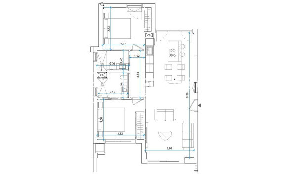 Resale - Apartment - Orihuela costa - Las Colinas Golf