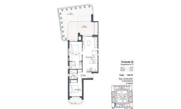 Obra Nueva - Bungalow - Ciudad Quesada - Lo marabú