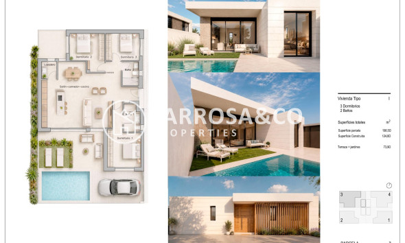Nieuwbouw Woningen - Villa - Pilar de la Horadada - pueblo