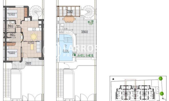 Nieuwbouw Woningen - Bungalow - Pilar de la Horadada - pueblo