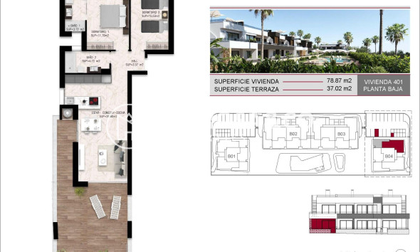 New build - Bungalow - Ciudad Quesada - Lo Marabú