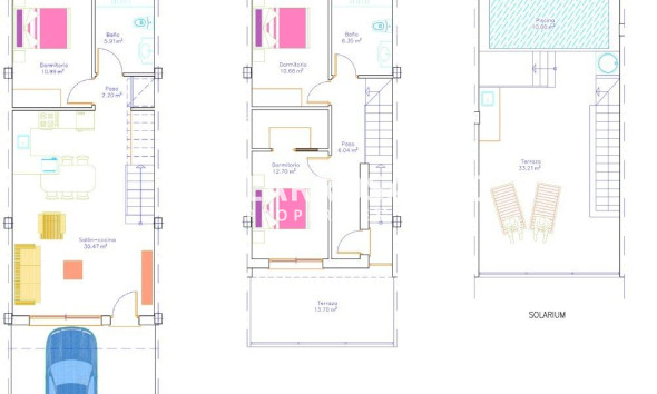 New build - Semi-detached house - San Pedro del Pinatar - Pueblo