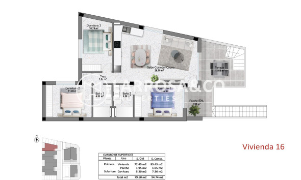 Obra Nueva - Bungalow - Pilar de la Horadada - pueblo
