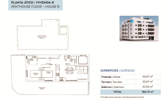 New build - Penthouse  - Torrevieja - pueblo