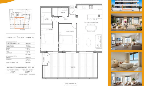 New build - Apartment - Benijofar - Pueblo