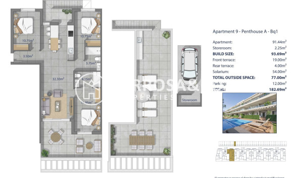 Nouvelle Construction - Penthouse  - Los Alcázares - Los Narejos