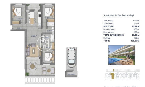Nieuwbouw Woningen - Apartment - Los Alcázares - Los Narejos