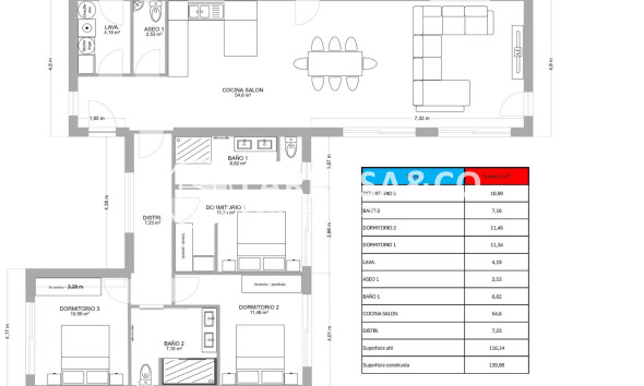 New build - Detached House/Villa - Pinoso - Casas Pastor