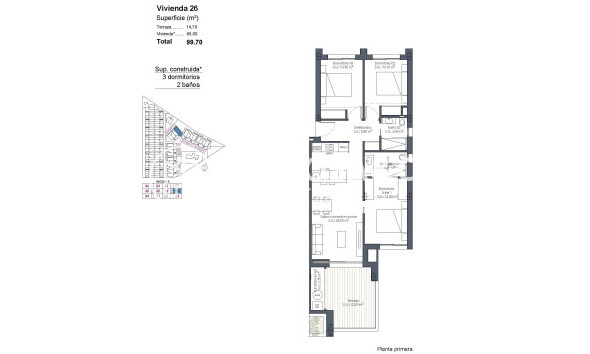 Obra Nueva - Apartamento - Los Alcázares - Serena Golf