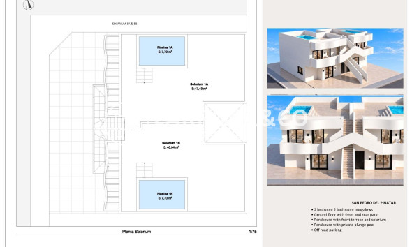 New build - Bungalow - San Pedro del Pinatar - Los Peñascos