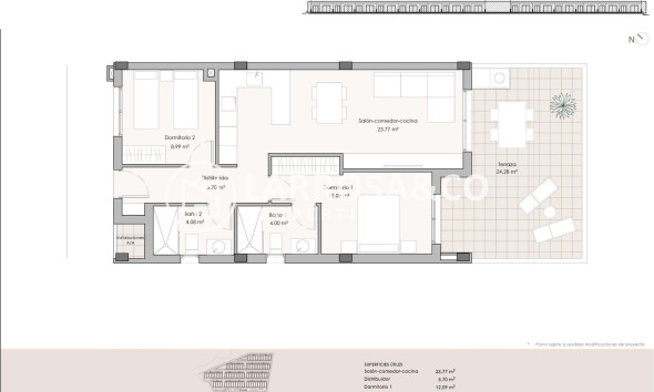 New build - Apartment - Pulpi - Aguilón Golf