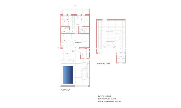 Nieuwbouw Woningen - Semi-detached house - Fuente Álamo - La Pinilla