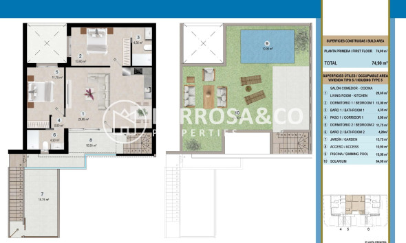 New build - Bungalow - San Pedro del Pinatar - Lo Pagan